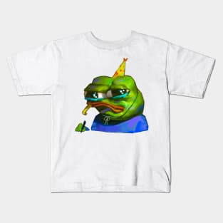 Sad pepe birthday Kids T-Shirt